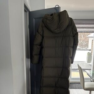 Long Hooded Puffer Coat